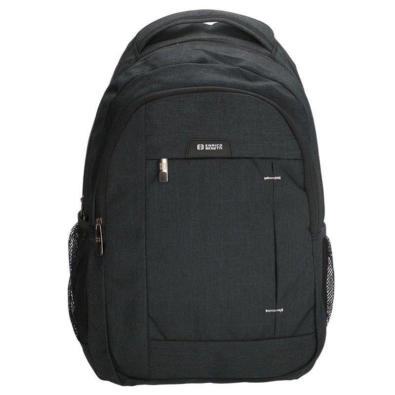 Городской рюкзак Enrico Benetti SYDNEY с отделением для ноутбука 15,6" 27 л Black (Eb47159 001)