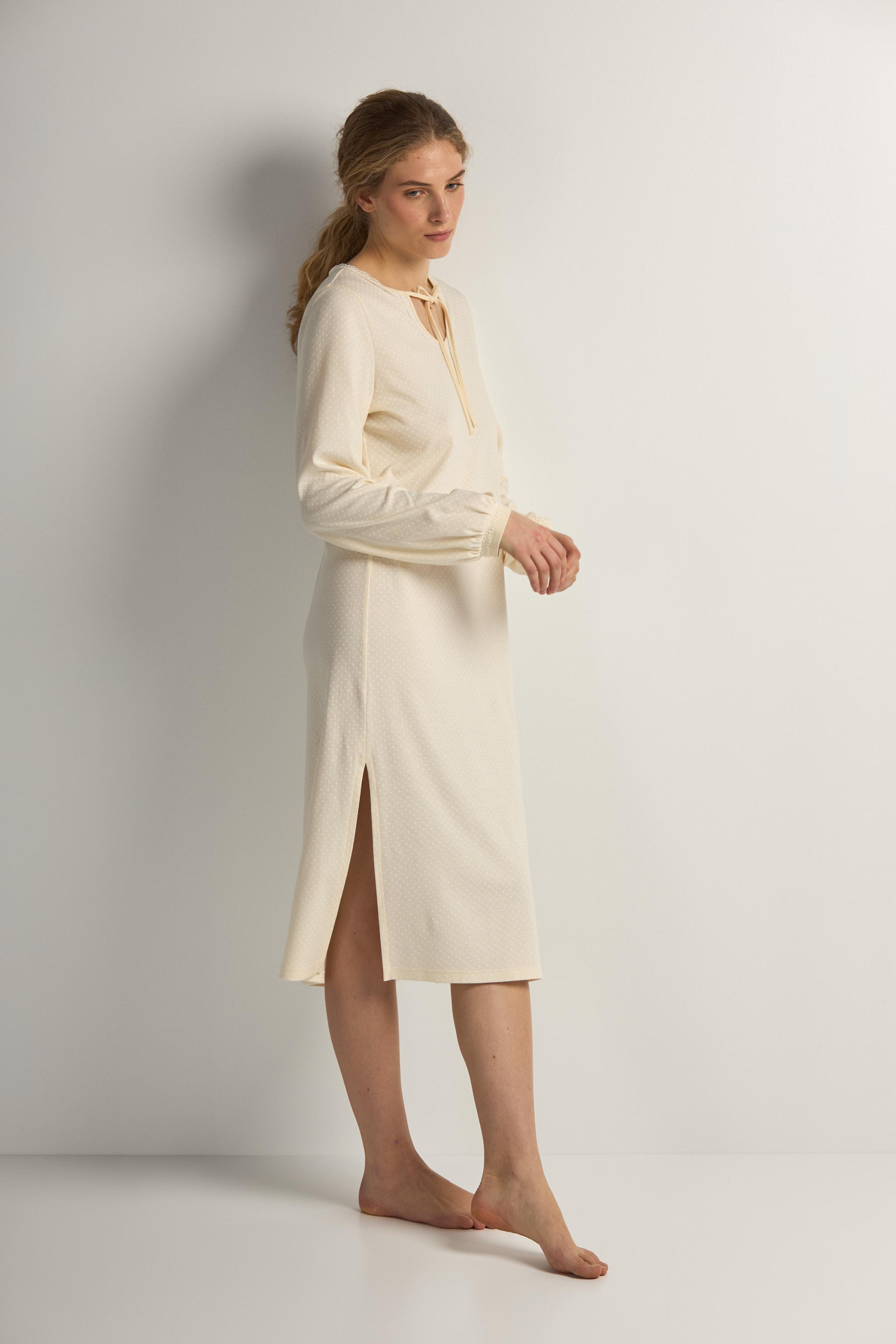 Рубашка женская Ellen French vanila ldk 102/22/01 S Молочный