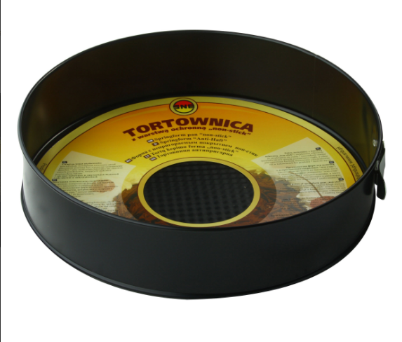 Тортовница Snb 27 см антипригарная c гофрированным дном Тортовница Snb 27 см антипригарная c гофрированным дном