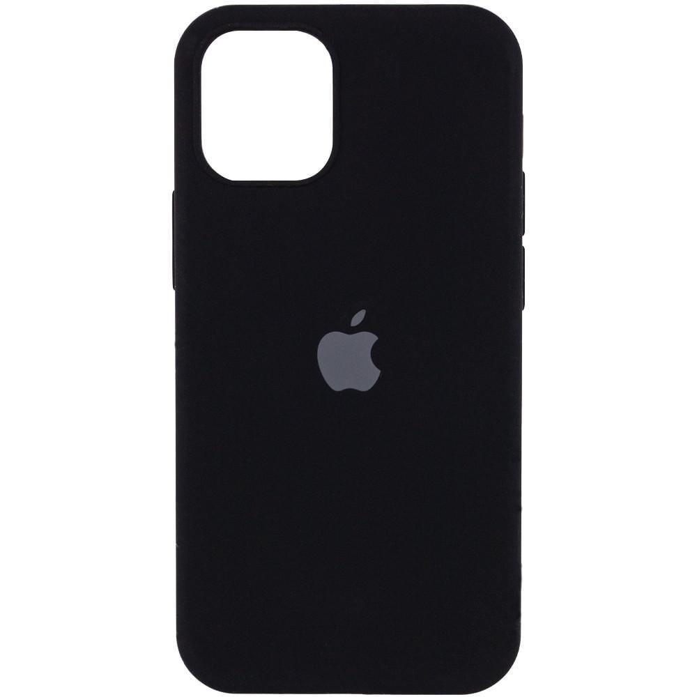 Противоударный Чехол Silicone Case Full Protective (AA) для Apple iPhone 15 Pro Max (6.7") Черный / Black