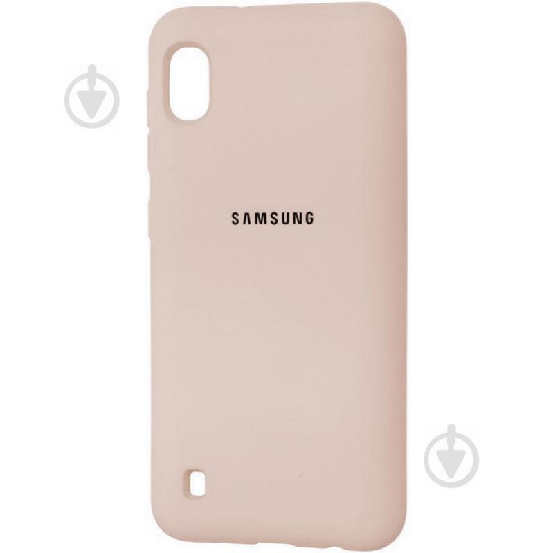 Чехол Epik Silicone Case Full Protective для Samsung Galaxy A10 (A105F) Розовый / Pink Sand (708975)