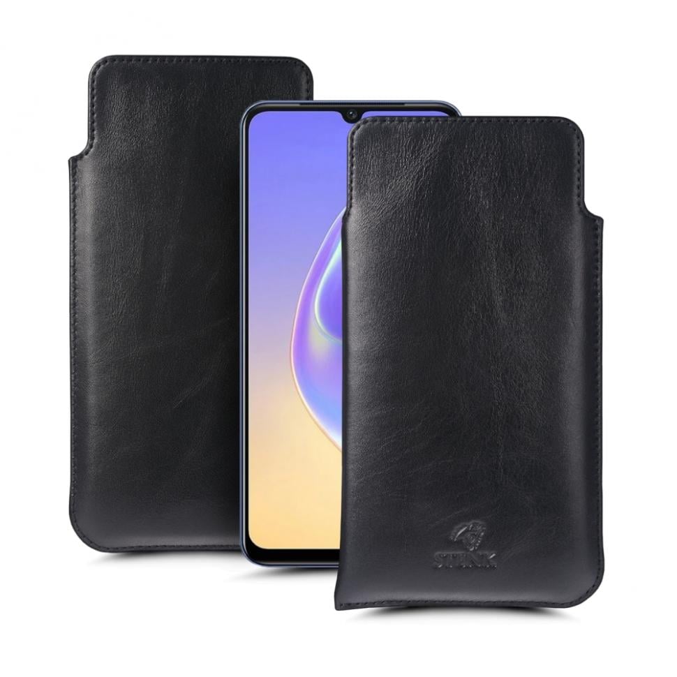 Футляр Stenk Elegance для Vivo V21e 4G Черный (69963)