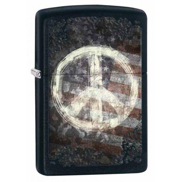 Зажигалка ZIPPO 28864 Peace On Flag