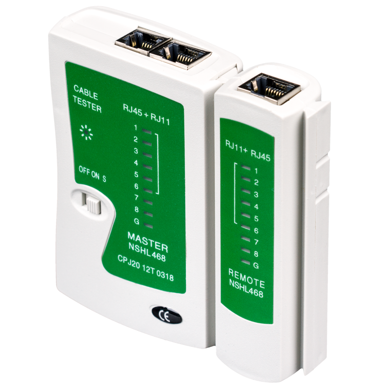 Тестер кабельный для RJ45 и RJ12 LP-468N