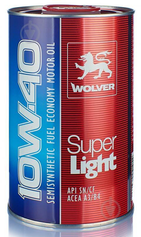 Масло полусинтетическое Wolver Super Light 10W-40 1 л