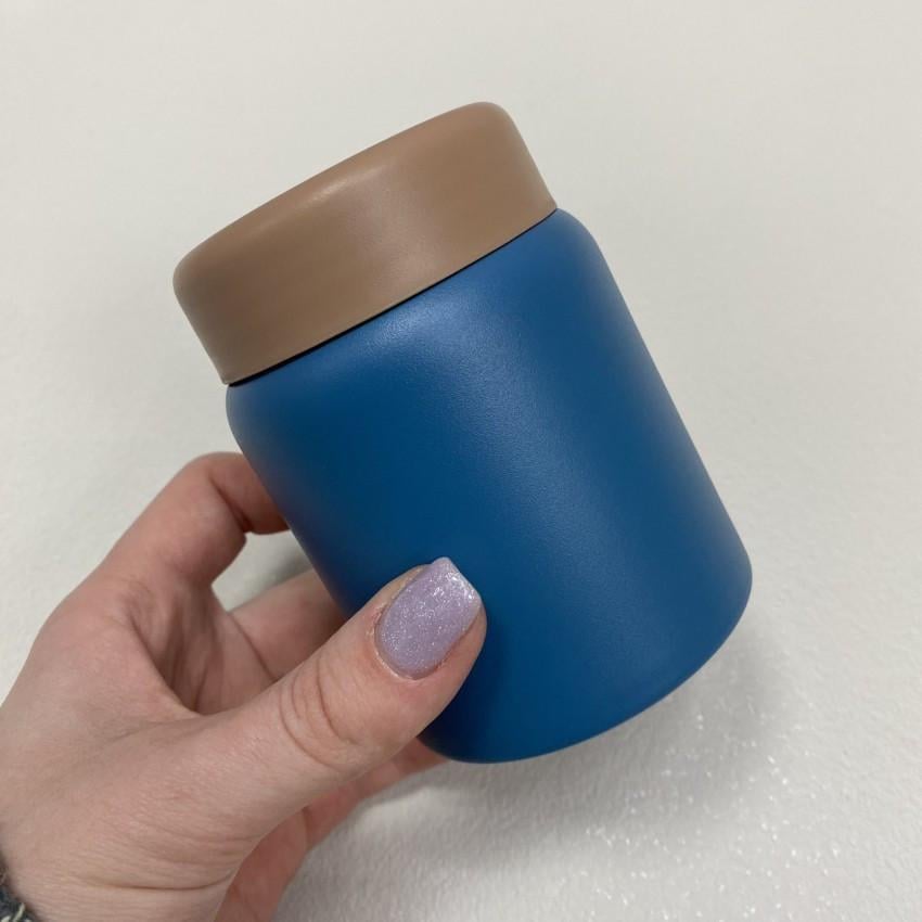 Термос детский пищевой Stenson MT-4567-0.22 200 мл Синий с коричневым (2135093863) - фото 2 Термос детский пищевой Stenson MT-4567-0.22 200 мл Синий с коричневым (2135093863) - фото 2