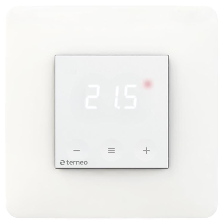 Терморегулятор кімнатний Terneo S Unic 5-40°С 16А Білий (27878310) Терморегулятор кімнатний Terneo S Unic 5-40°С 16А Білий (27878310)
