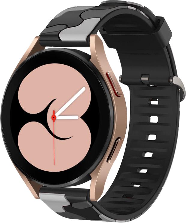 Ремінець Tactic Camouflage для Galaxy Watch 4 40 мм Black Grey (32909-53)