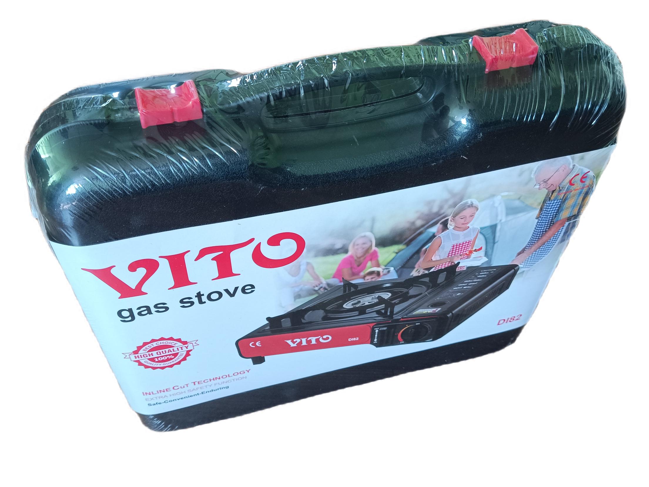 Газовая плита Vito портативная Черный (10943132) - фото 2 Газовая плита Vito портативная Черный (10943132) - фото 2