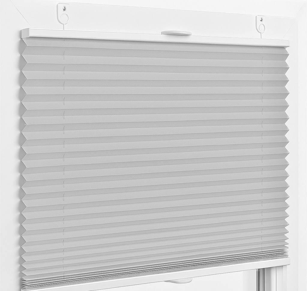 Штора-плісе тканинна 44х160 см Світло-сірий (28585274) - фото 1