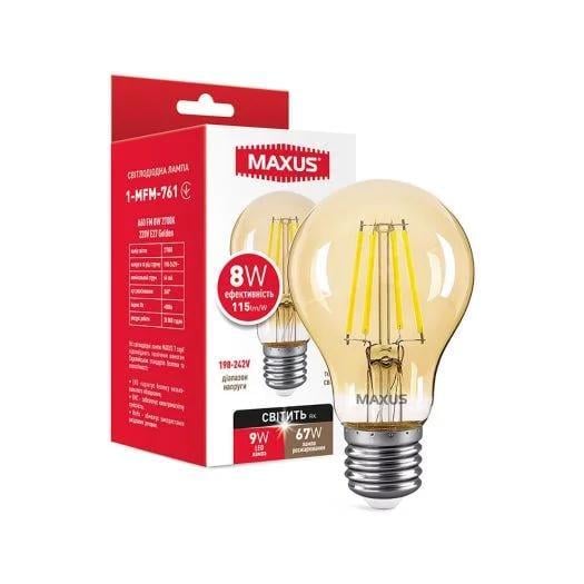 Лампа світлодіодна A60 FM 8W 2700K 220V E27 Golden (1-MFM-761)