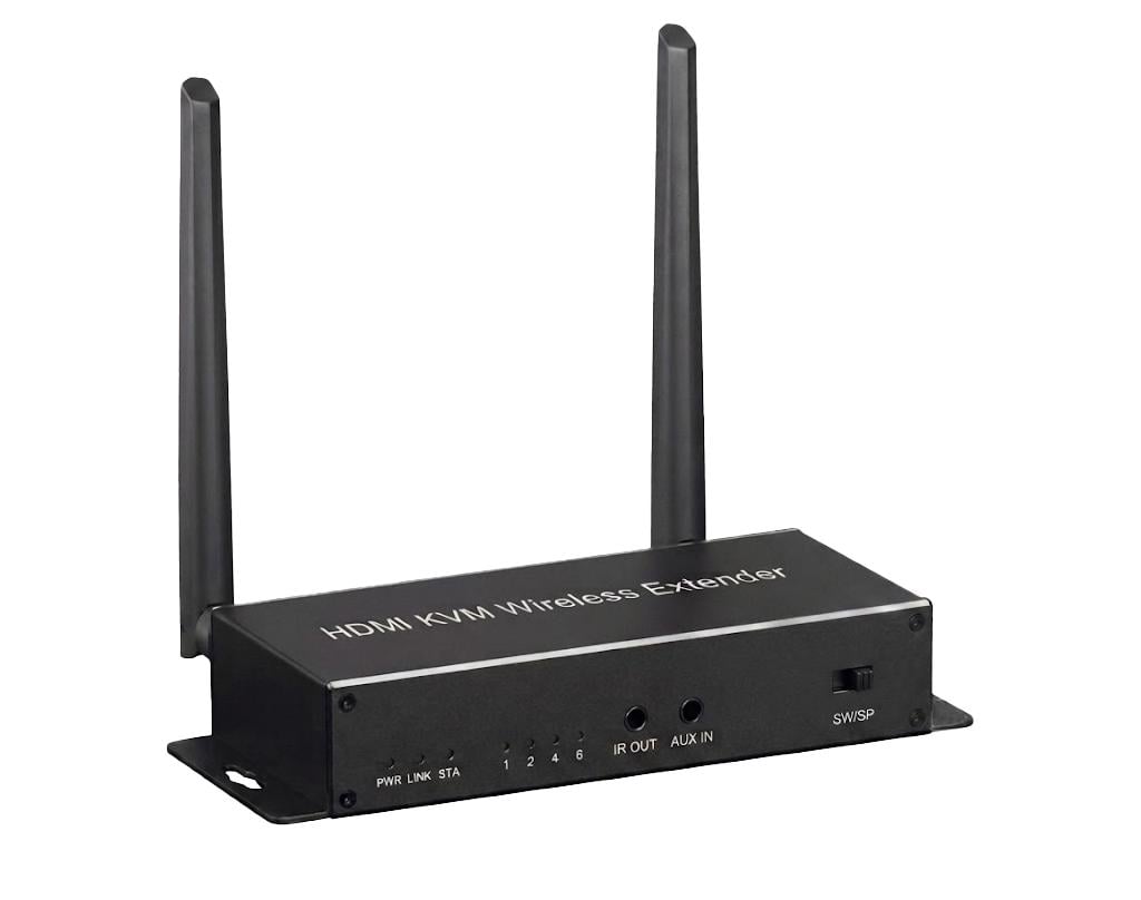 Подовжувач бездротовий HDMI KVM SYONG 200 м для відеосигналу з підтримкою ІЧ-керування/USB/аудіо 3,5 мм (1801483)