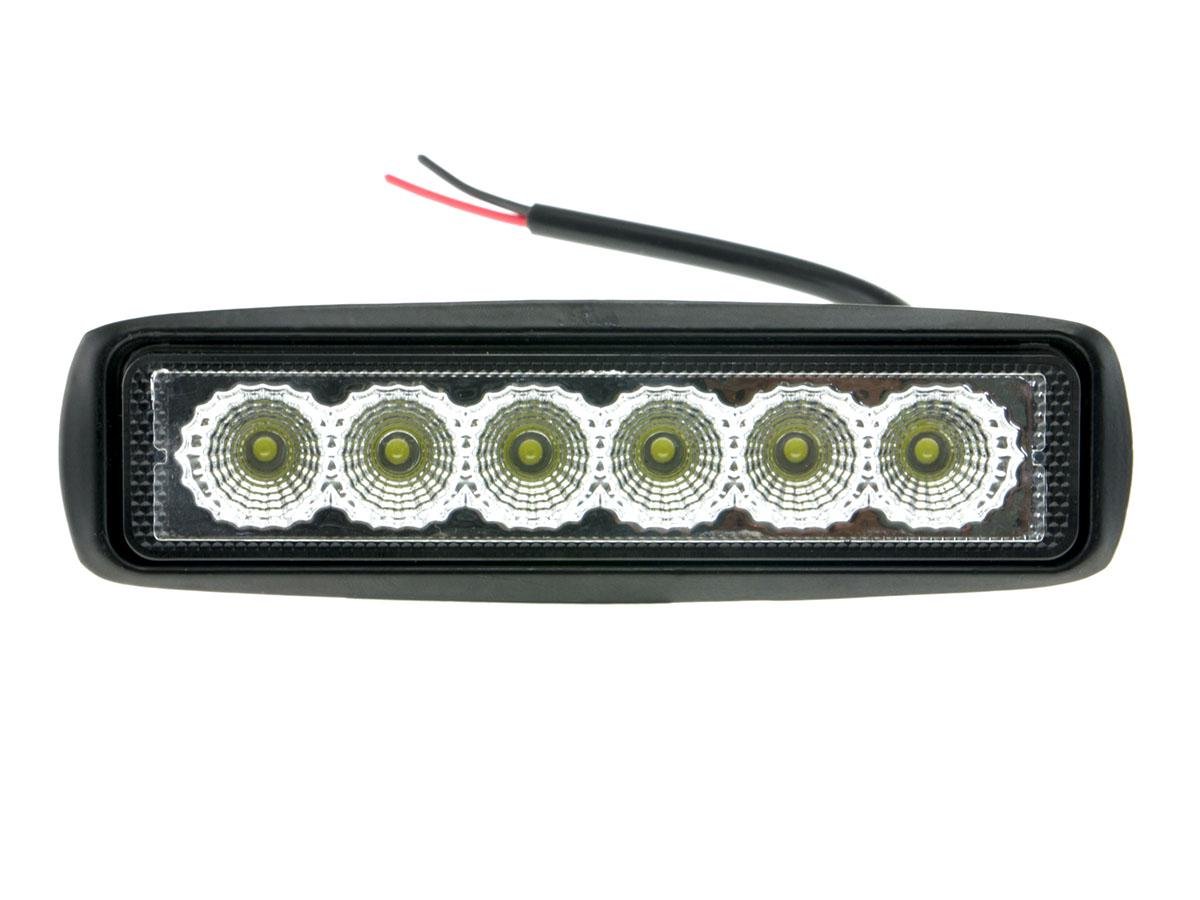 Фари додаткові LED Cyclone WL 301 18 W EP6 FL SW прямокутні ближній