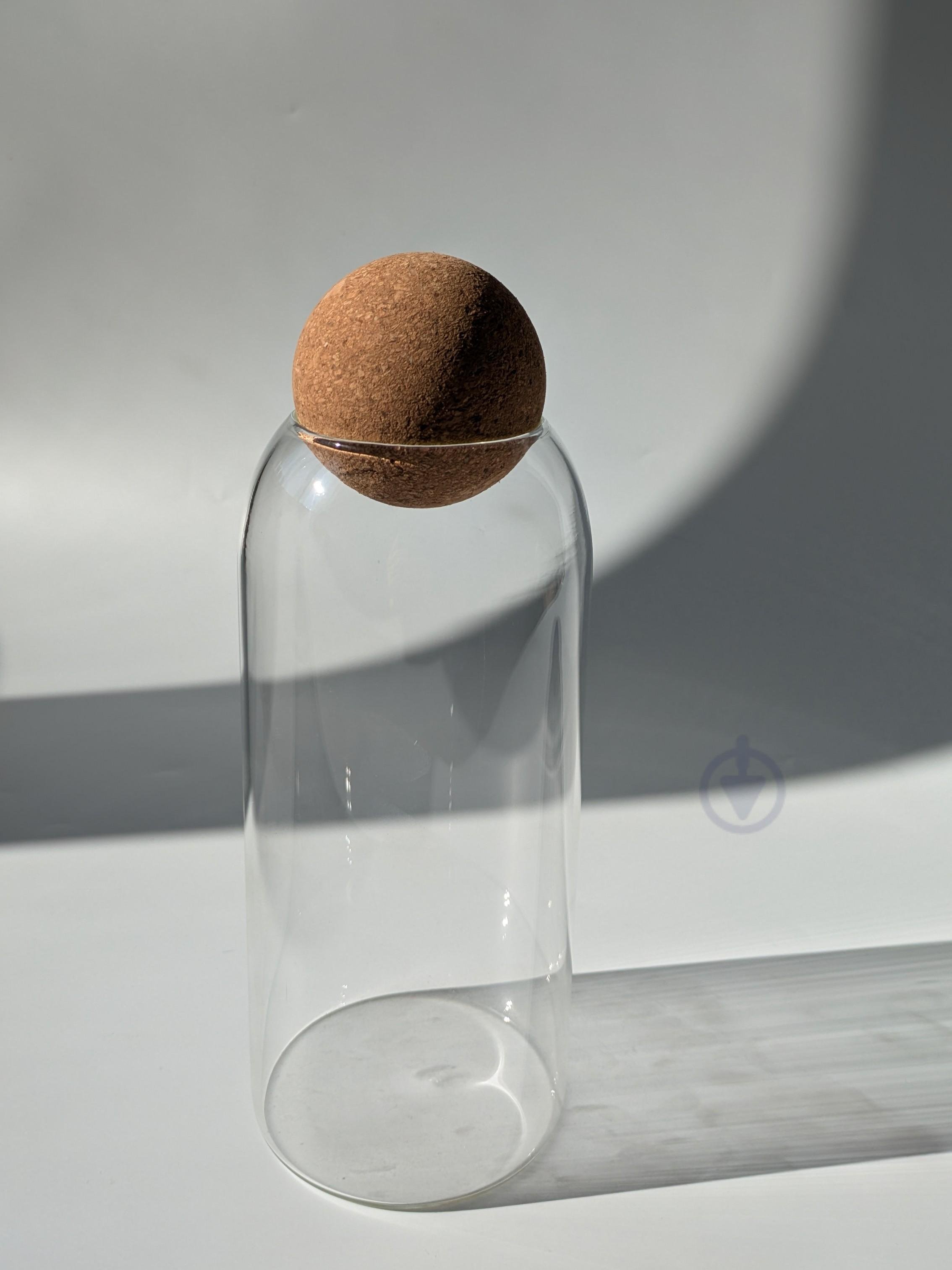 Графин із пробкою 1,1 л Прозорий (1468) - фото 4 Графин із пробкою 1,1 л Прозорий (1468) - фото 4