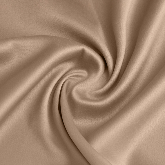 Тканина костюмно-плательна атлас IDEIA Lux V-19 1,5 м Капучиновий (2200004028446)