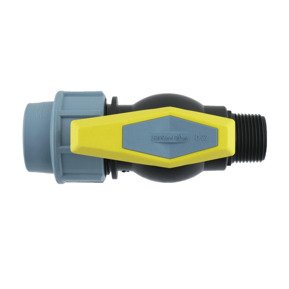 Кран кульовий SantehPlast ПНД 32 мм 1" (83936) - фото 4 Кран кульовий SantehPlast ПНД 32 мм 1" (83936) - фото 4