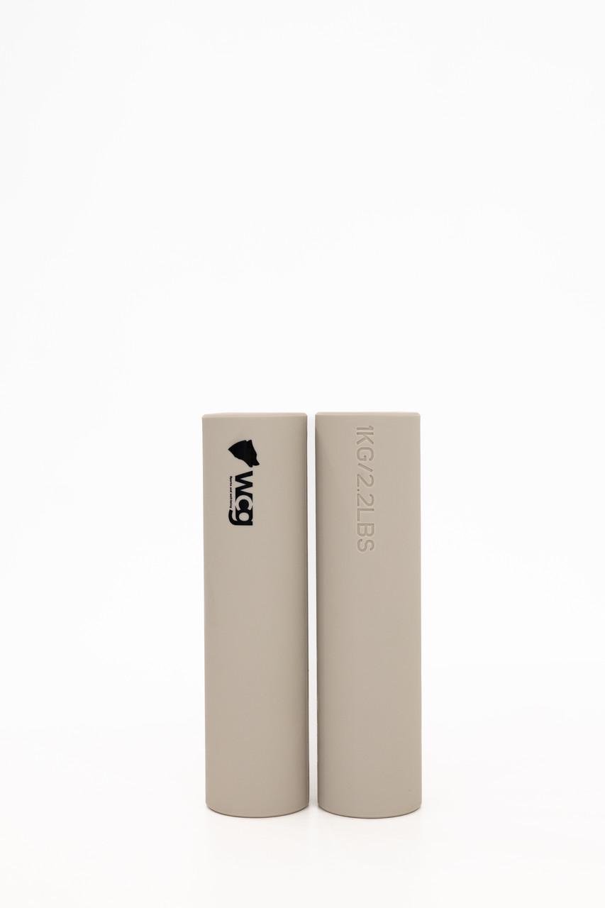 Гантели для фитнеса WCG Lux Soft Touch цилиндрические 1 кг 2 шт. (W-ST1) - фото 4