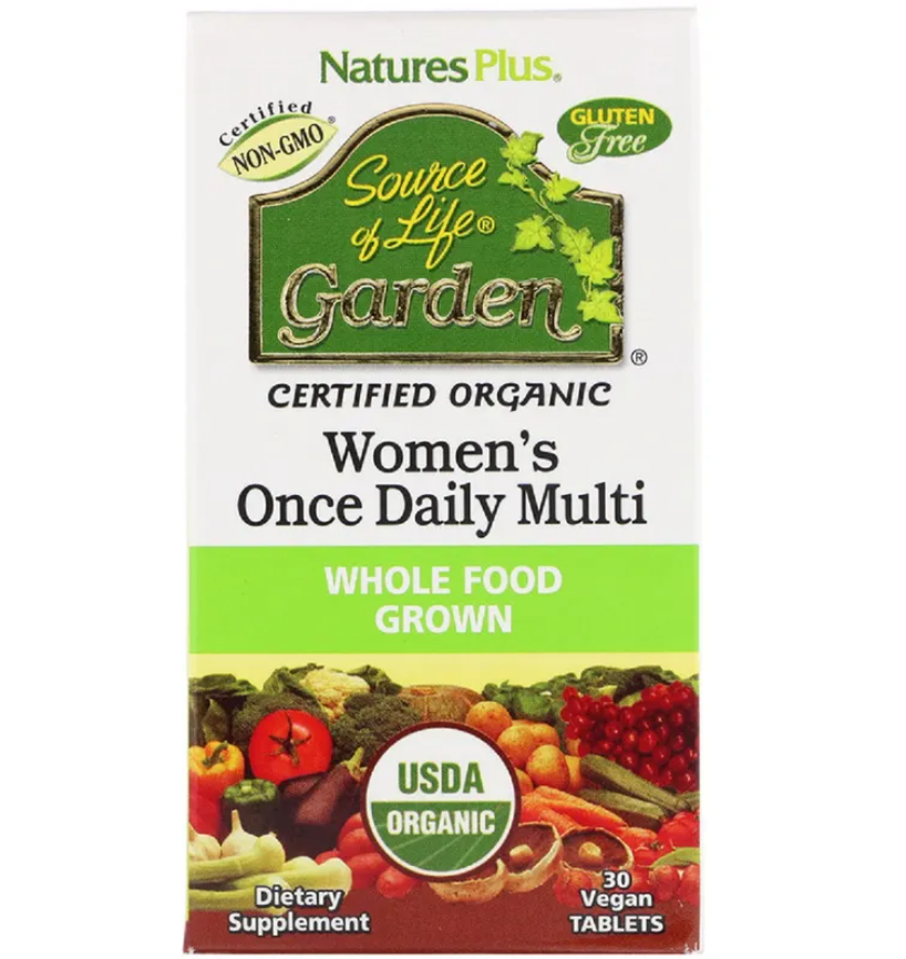 Вітамінно-мінеральний комплекс Nature's Plus Source of Life Garden Womens Once Daily Multi 30 Tabs