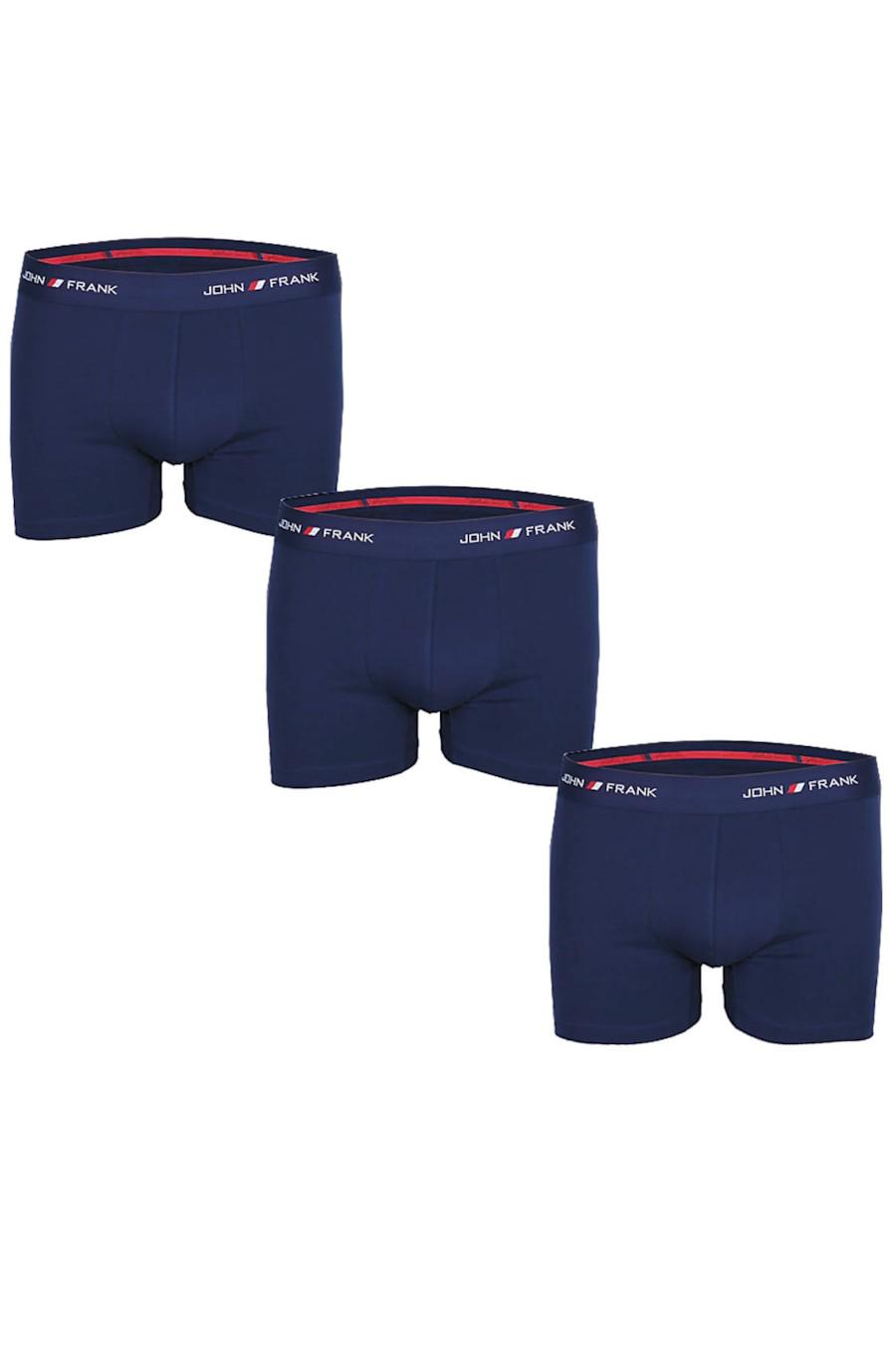 Трусы боксеры John Frank р. 54/2XL Синий (58832)