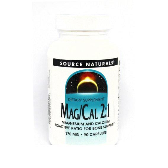 Микроэлемент Магний Source Naturals Mag Cal 2:1 90 Caps