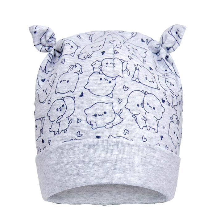 Шапка демисезонная Девид стар р. 46 меланж Серый (20158)