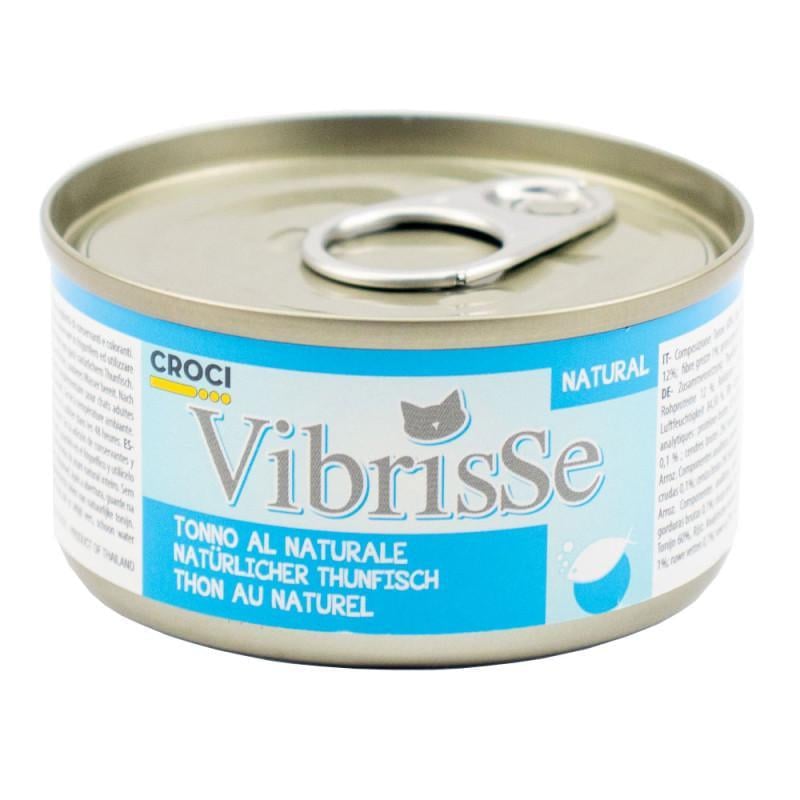 Блок консервированного корма Croci Vibrisse для кошек с тунцем в соусе 24 шт. 140 г (1129503752)