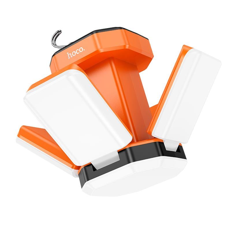 Фонарь Hoco DL20 3600 mAh 400 LUX 5 режимов работы Оранжевый (DL20) - фото 3