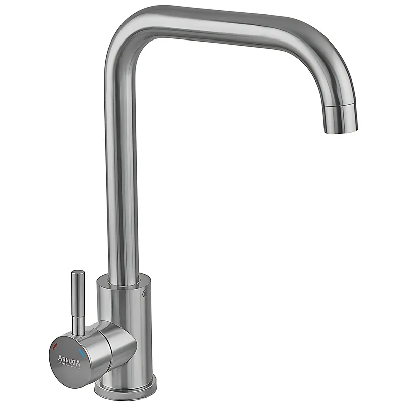 Смеситель для кухни Armata SUS-011-GN из нержавеющей стали без подвода (CH6487)