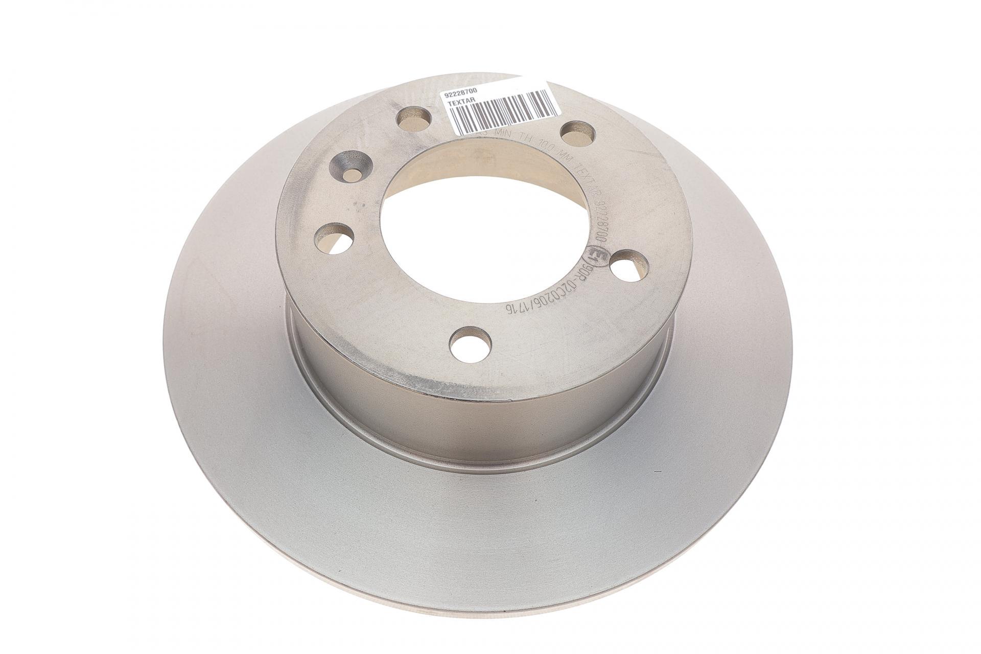 Диск тормозной задний TEXTAR Renault Master 2.3 dCi 10-305х12 мм (92228700 TEXTAR)