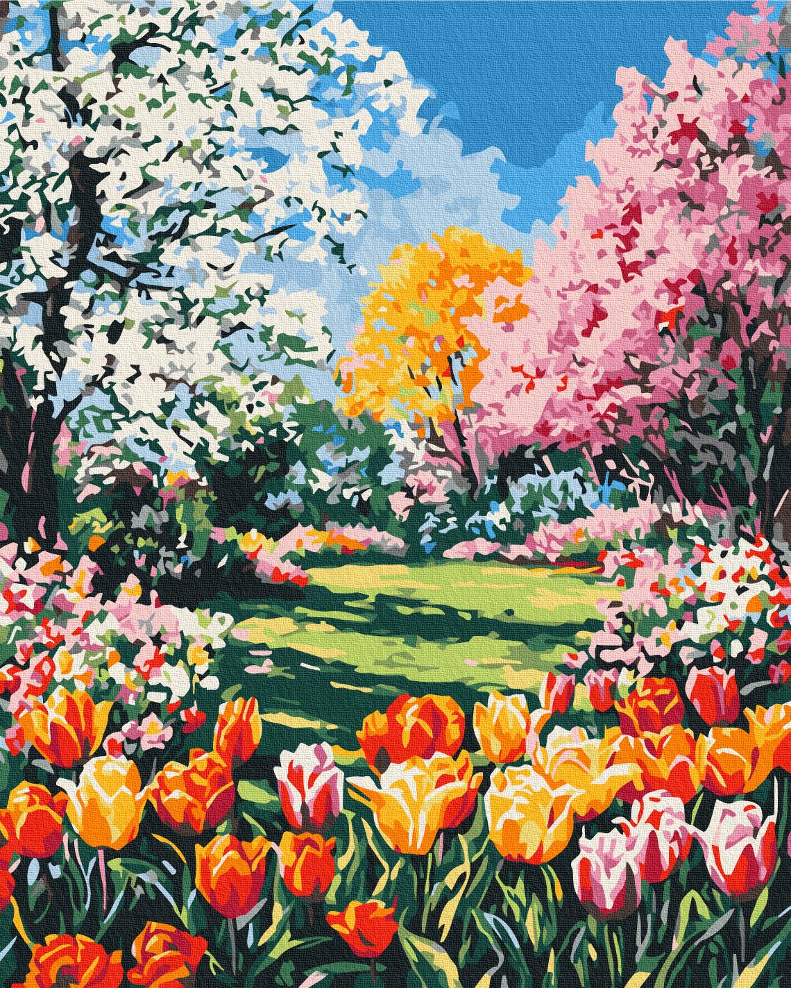 Картина по номерам Brushme Очарование весны 40x50 см (BS54236)