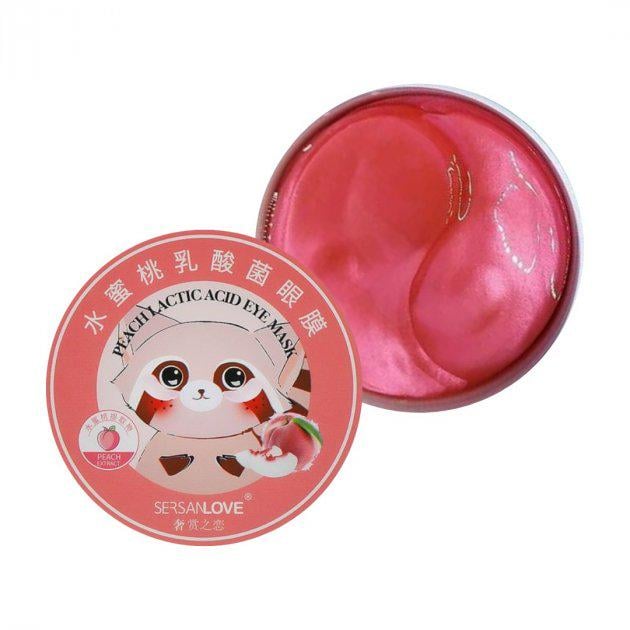 Патчи гидрогелевые энергетические Sersanlove с экстрактом персика 60 шт.