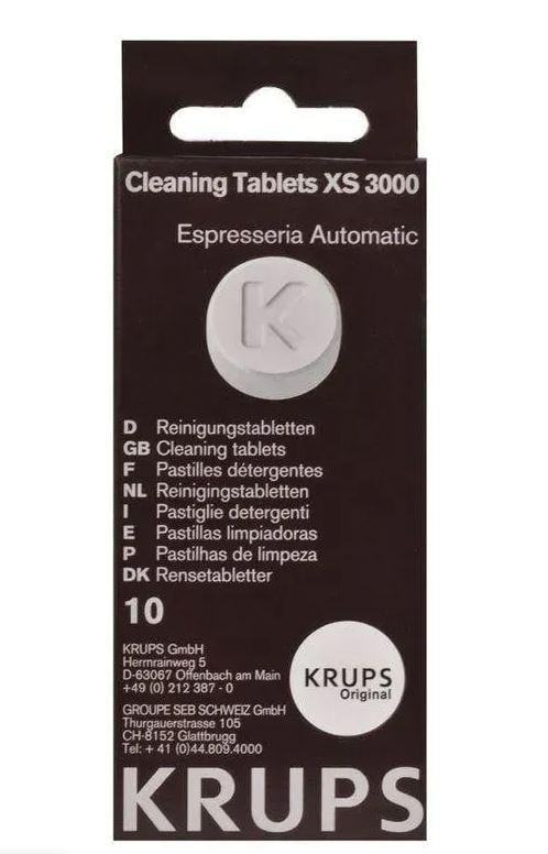 Таблетки для чищення кавомашин Krups XS3000 10 шт. (H029942) Таблетки для чищення кавомашин Krups XS3000 10 шт. (H029942)