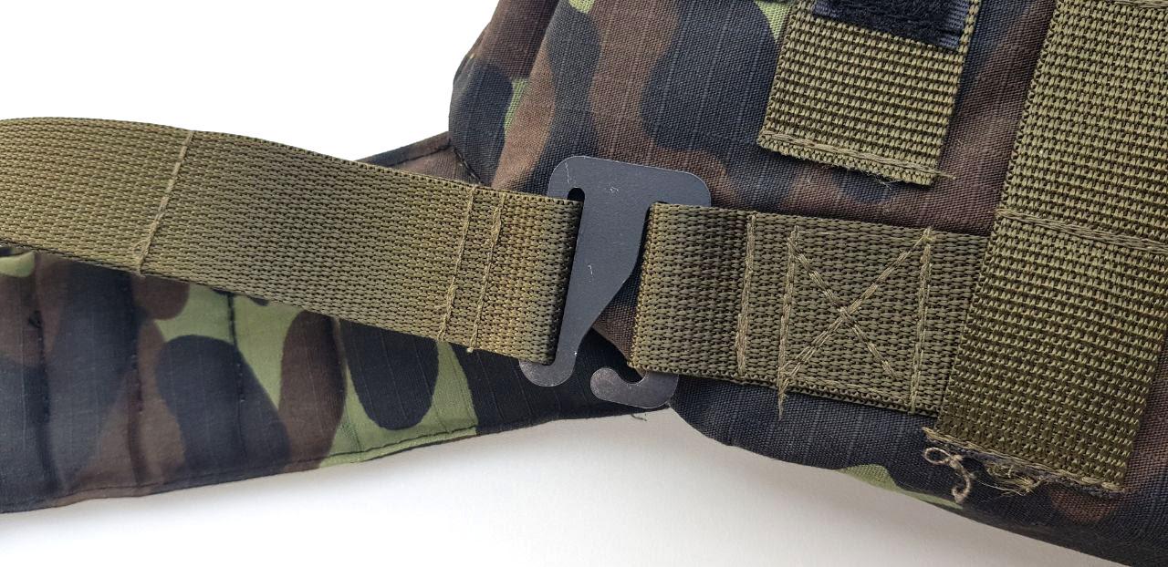 Бронежилет-плитоноска з плитами 4 клас 8х250х300 мм (7087289) - фото 16