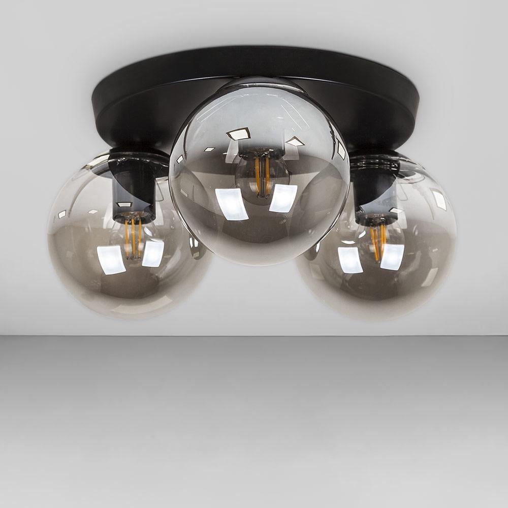 Люстра потолочная лофт Light House LS-18638F-3 BK/BK 300 Черный