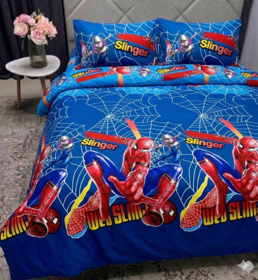 Комплект постельного белья детский Spider-Man-2 Gold Lux полуторный (P-Spider-Man-2)