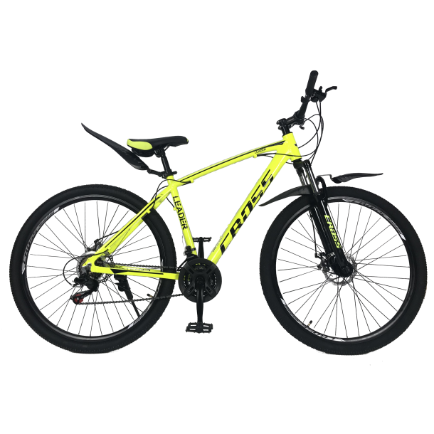 Велосипед Cross Leader V2 29" 19" 2022 Неоновый/Желтый