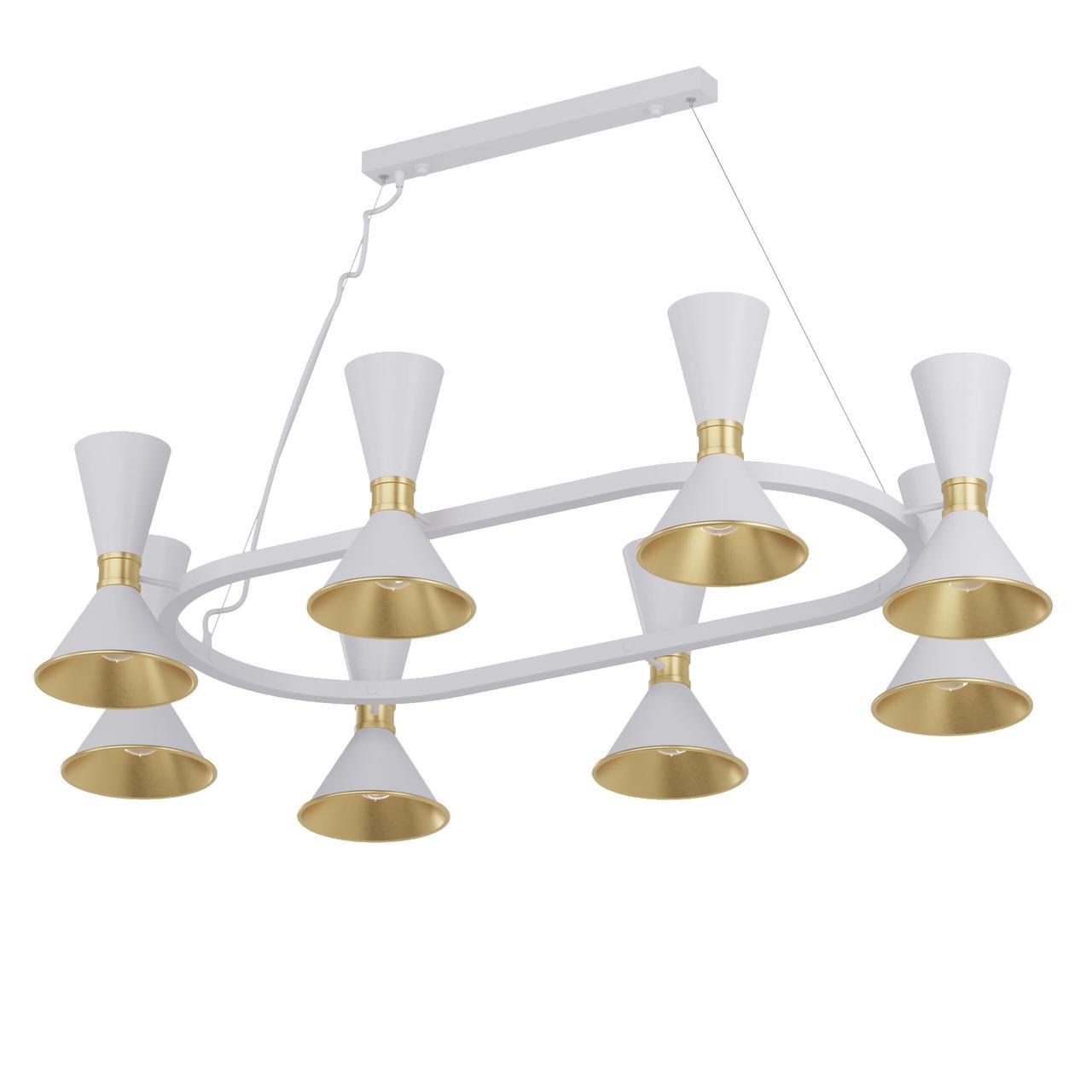 Люстра Pikart Lights Dualight OV 25345 Золотой/Белый (1692308285)