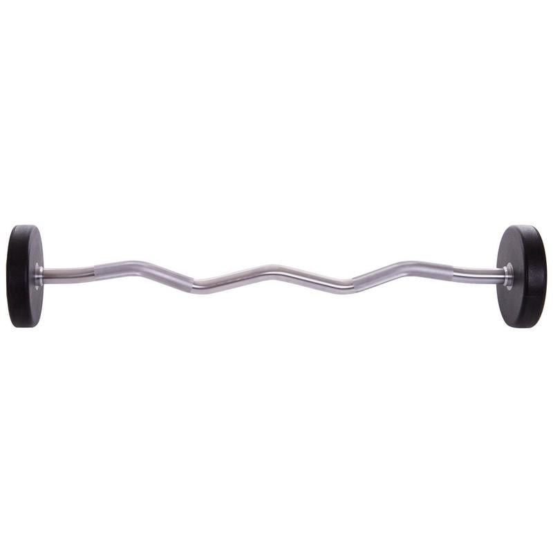 Штанга Zelart Urethane Barbell фіксована вигнута поліуретанова TA-2690-20 довжина 104 см 20 кг (DR002579) - фото 2