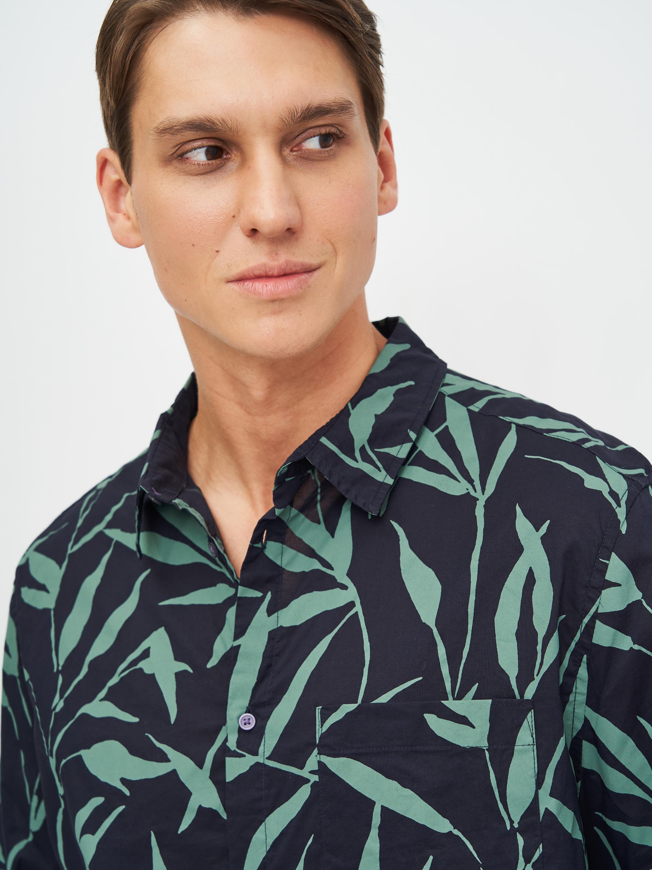 Рубашка XS Сине-зеленый (5016191sm) - фото 4