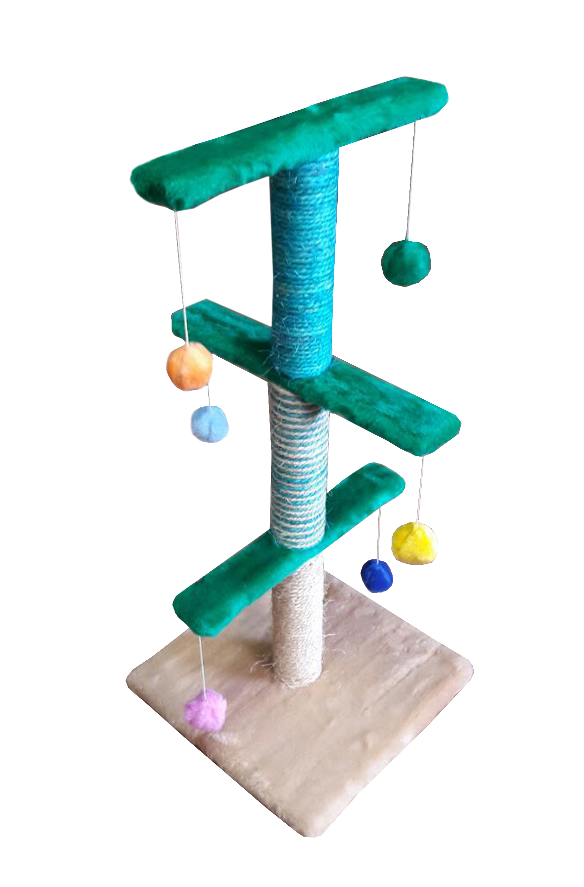 Когтеточка ФанКот Елка сизаль микс