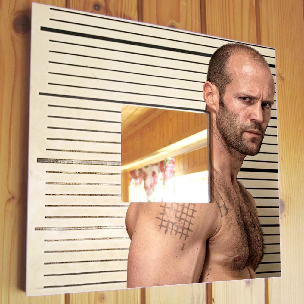 Зеркало декоративное Jason Statham 260х260 мм (M04453)