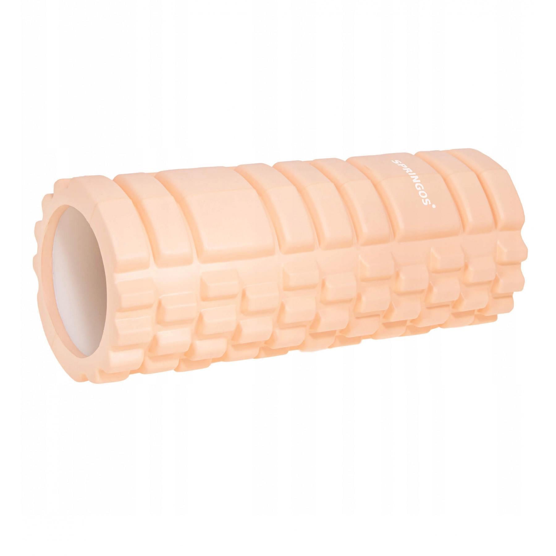 Массажный ролик Springos 33x14 см Light Orange (23131)