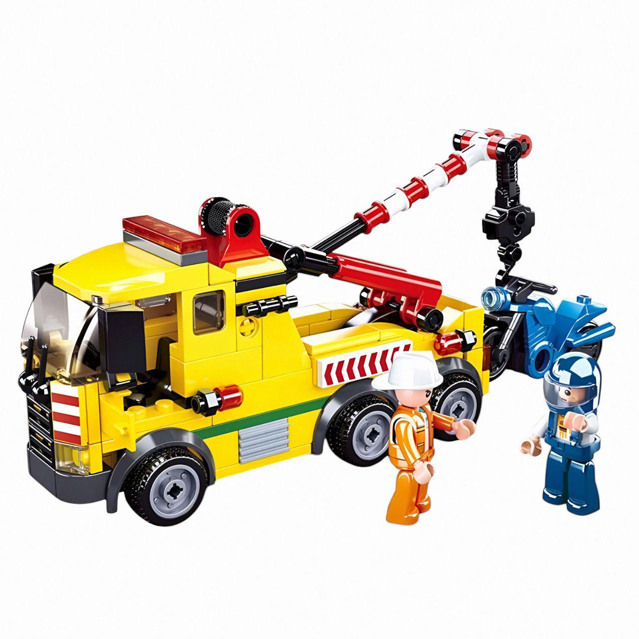 Конструктор Sluban M38-B0877 Эвакуатор с мотоциклом 205 деталей (27815396)