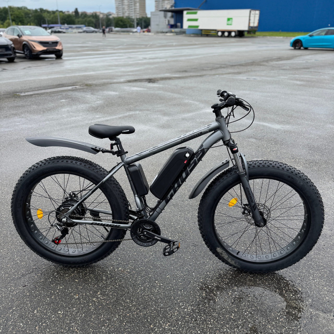 Велосипед з Е-комплектом 26х4,0" Crossover 2025 48 В 750 Вт MXUS 15 Ah/до 55 км запас ходу/дисплей LSD-10/Pas-асистент - фото 2