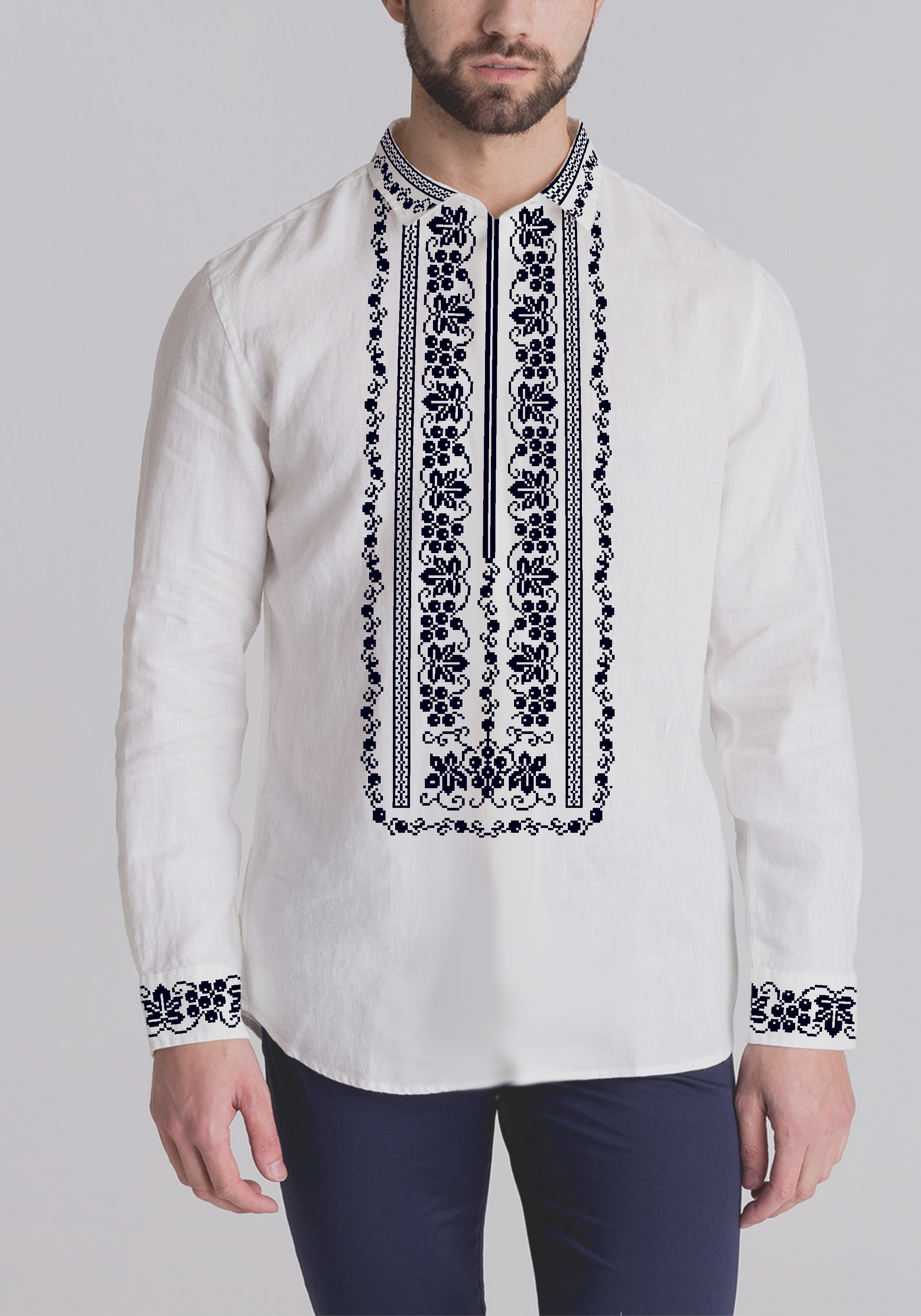 Заготовка для вышивки нитями/бисером домотканое полотно (СЧД-476)