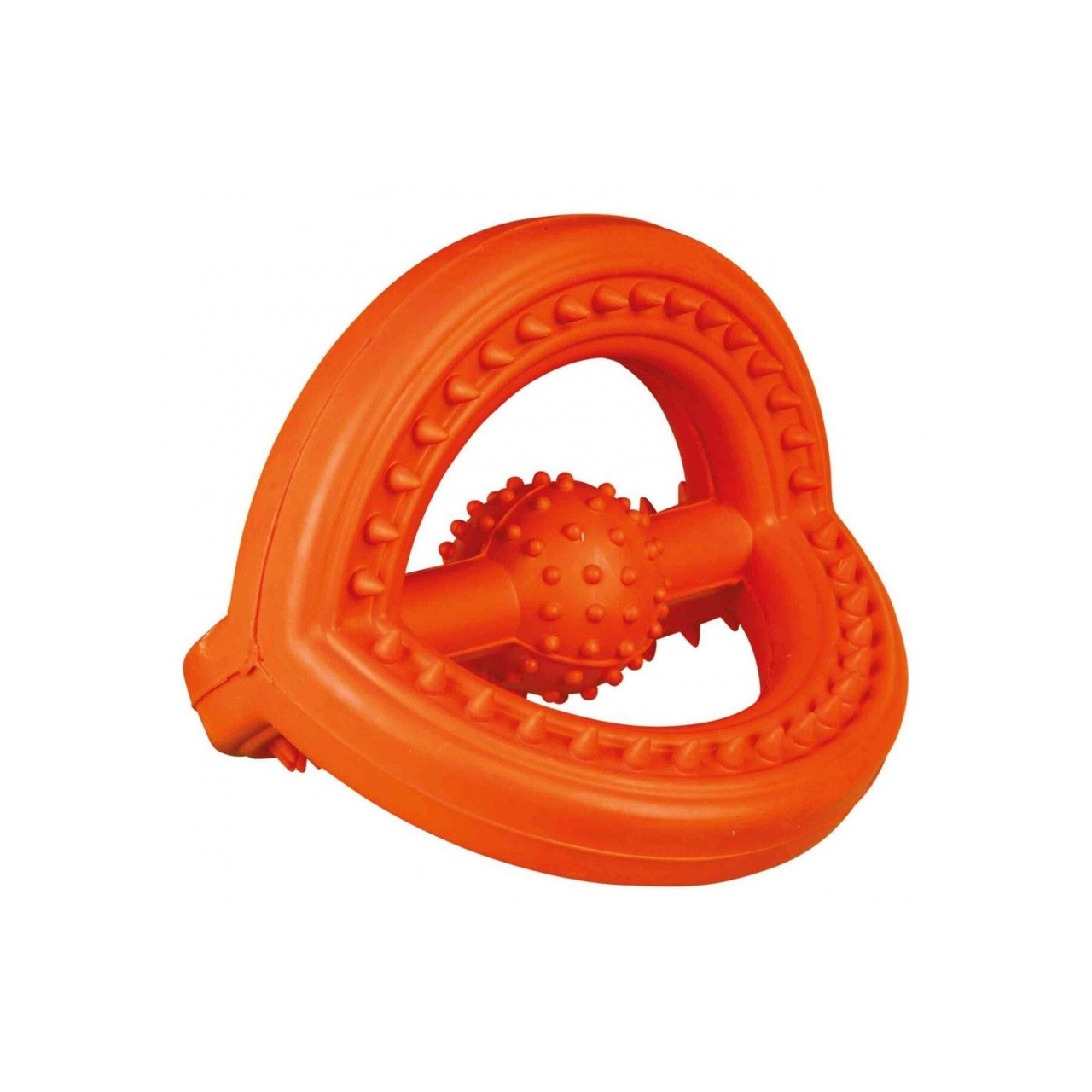 Игрушка для собак Trixie Капкан литой 14 см Оранжевый (4011905033174)