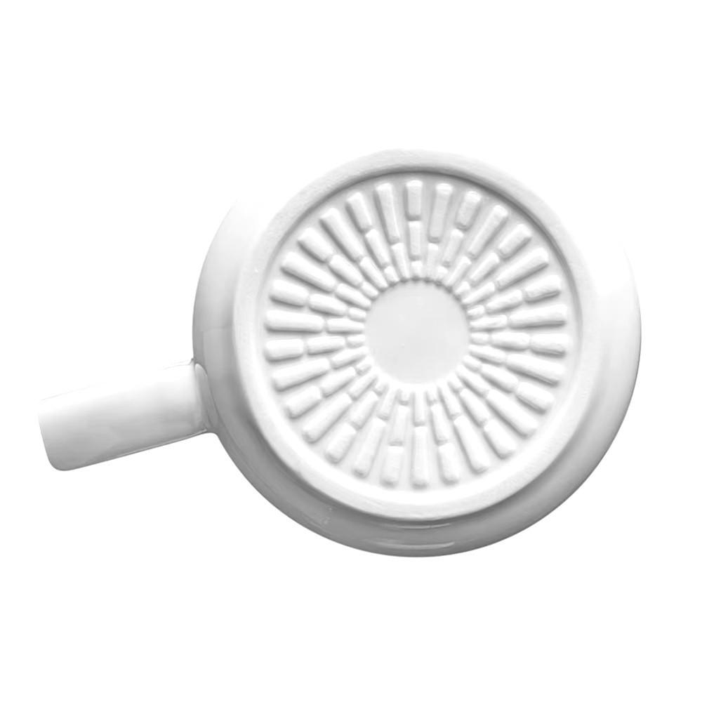 Чашка керамічна Lucky на платформі з підігрівом з кришкою та ложкою 380 мл White (3_05627) - фото 5 Чашка керамічна Lucky на платформі з підігрівом з кришкою та ложкою 380 мл White (3_05627) - фото 5