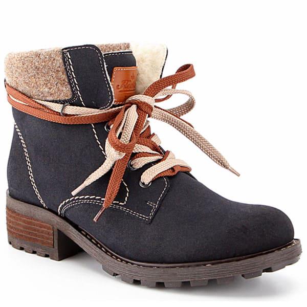 Ботинки женские утепленные RIEKER р. 39 Синий (91633425)