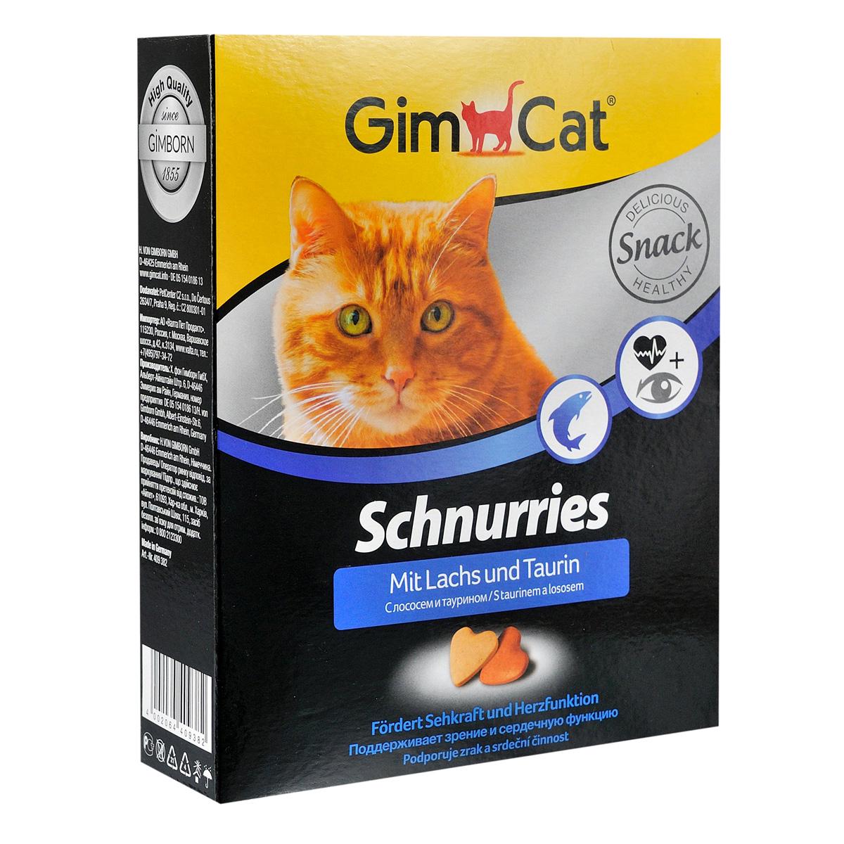 Витамины для кошек GimCat Шнурис с лососем 420 г (409535/409382/419022)