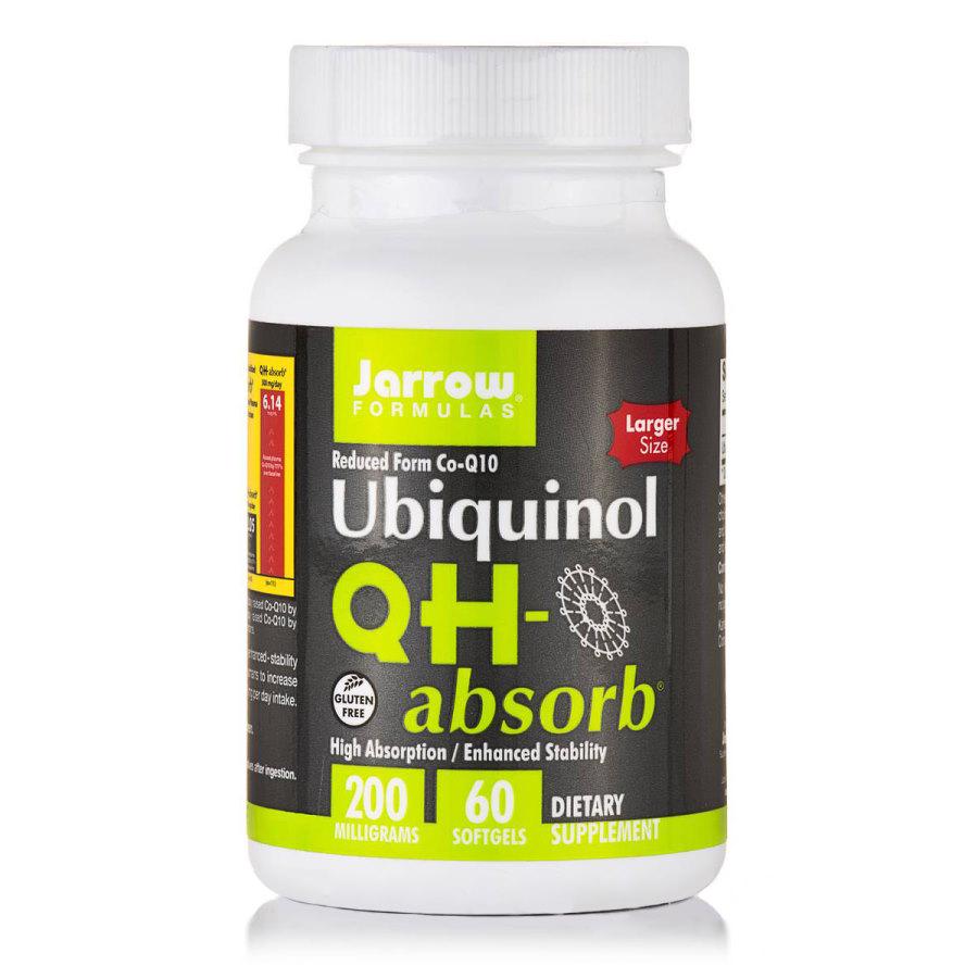 Натуральна добавка Jarrow Formulas Ubiquinol QH-Absorb 200 мг 60 капс. (8240)